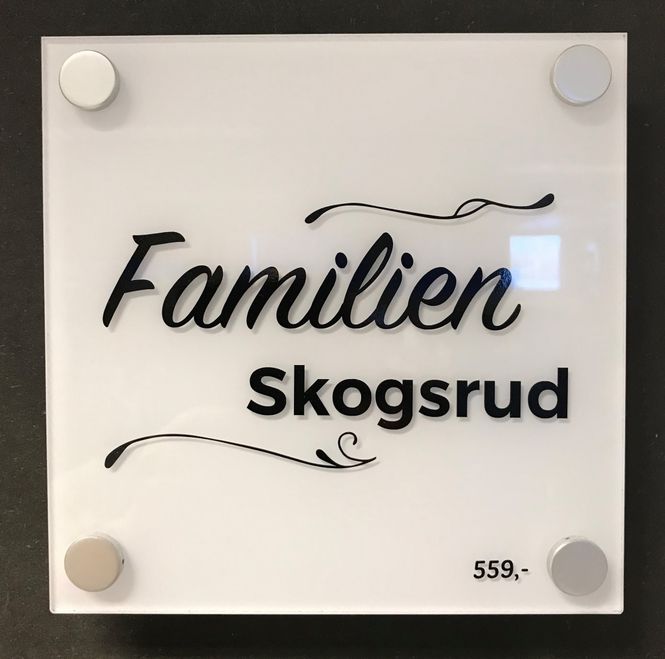 Hovedbilde Dørskilt_20x20cm