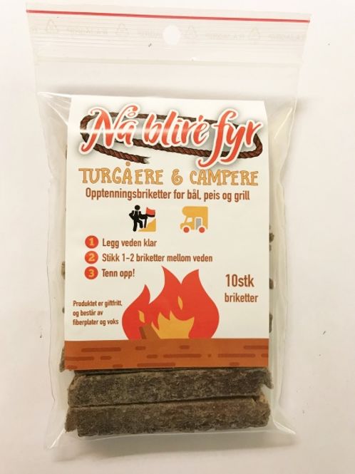 Hovedbilde Tennbriketter turpakke 10stk