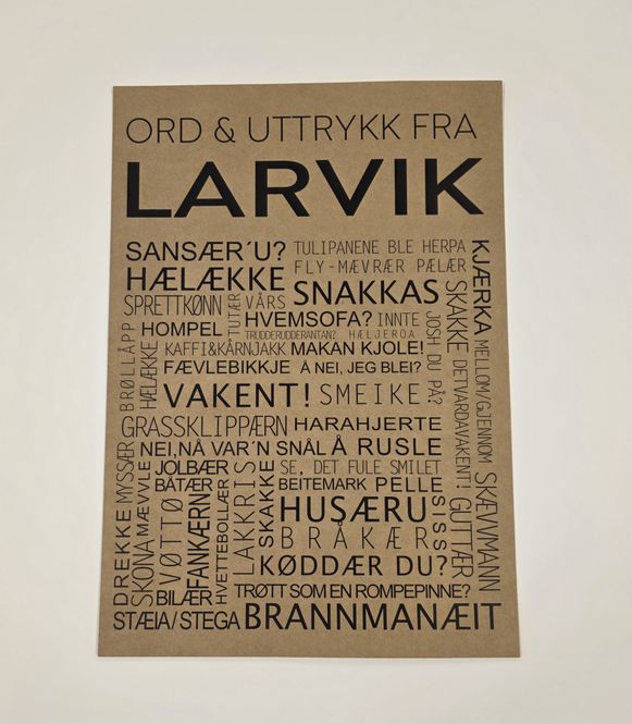 Hovedbilde Plakat Larviksord
