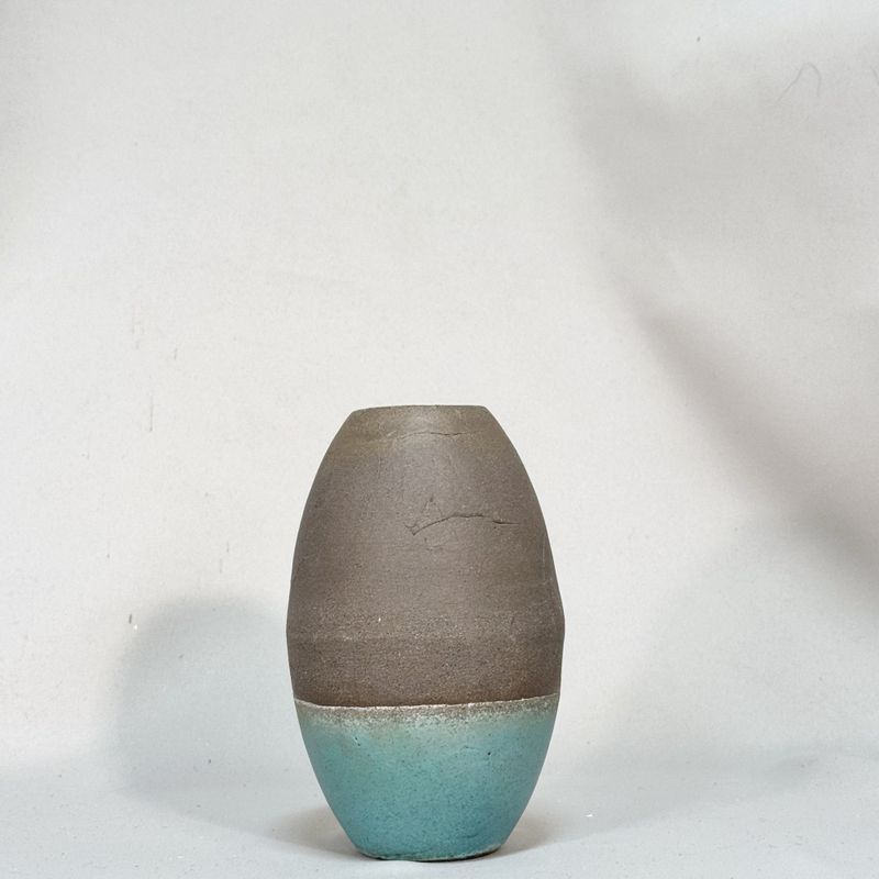 Vase Velvet brun